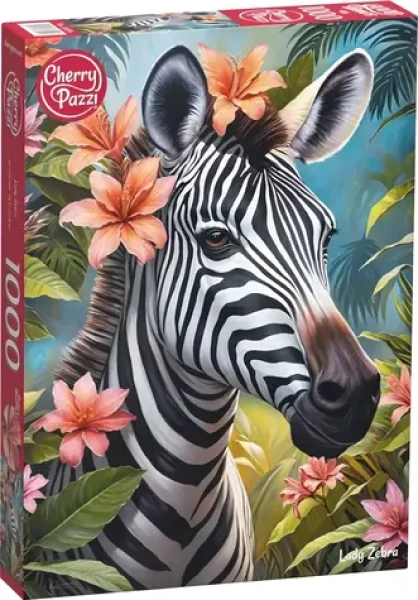 Cherry PAZZI Puzzle Lady ZEBRA