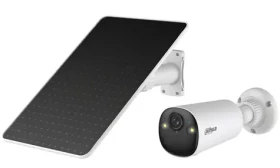 Dahua Apollo Bullet C1 biela / Vonkajšia IP kamera / WiFi 6 / 4K 8MP / Solárny panel / Batérie (DH-KIT-EUR/IPC-BF8CP-0210B-XL-)