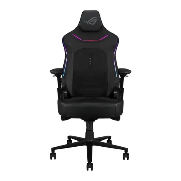 Asus ROG Courser čierna / Herná stolička / nastaviteľná / PU koža / pojazd. kolieska / nosnosť 136 kg (90GC01S0-MSG010)