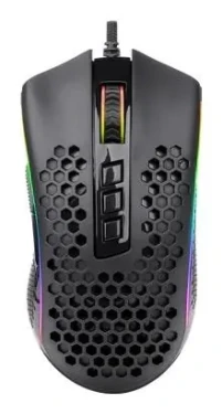 Redragon M808 Storm čierna / Herná myš / optická / 12400 DPI / 7 tlačidiel / USB (M808-RGB)