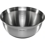 Brabantia Misa nerez oceľ/silikón strieborno-čierna 3 L / priemer 26 cm / výška 12.6 cm (363863)