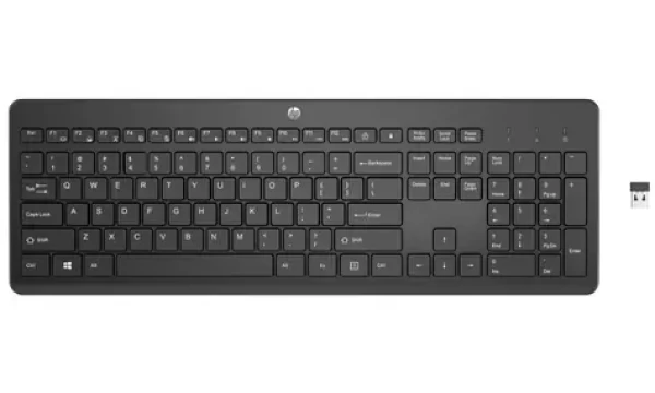 HP 230 (CZ+SK) čierna / bezdrôtová klávesnica / CZ+SK (3L1E7AA#BCM)