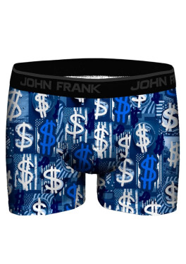 Pánske boxerky JOHN FRANK JFBDMOD119 Dollar glory L Modrá