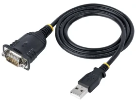 StarTech Kábel USB na sériový Port DB-9 čierna / Kábel / USB-A / DB-9 / 1 m / čipset Prolific PL2303RA (1P3FP-USB-SERIAL)