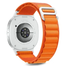 Tech-Protect Nylon Stripe Strap oranžová / Remienok / pre Samsung Galaxy Watch 40/44/46 mm