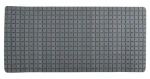 MSV protišmyková podložka do vane QUADRO Premium sivá / SBS kaučuk / 36 x 76 cm