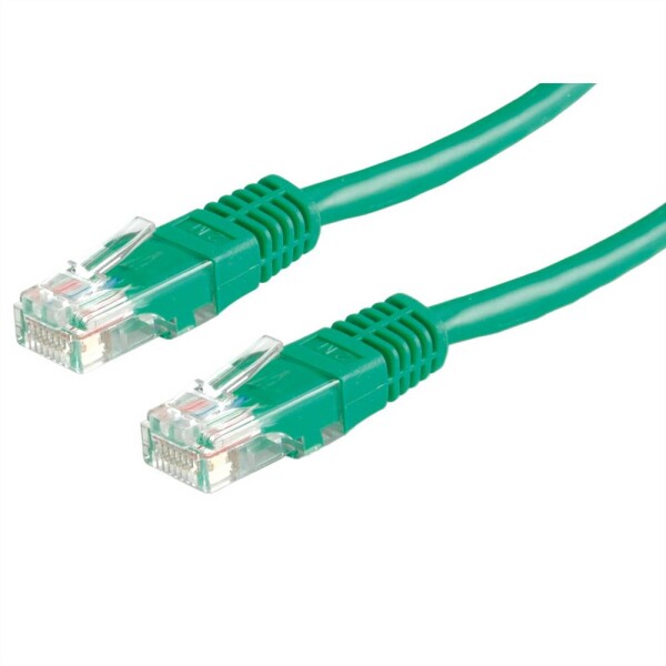 Secomp S1747 RJ45 sieťové káble, prepojovacie káble kábel U/UTP 7 m zelená netienený 1 ks; S1747