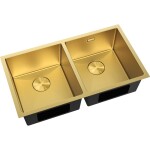 MEXEN - Binox oceľový drez 2-bowl 800 x 450 mm, zlatá HC 6421802000-55HC