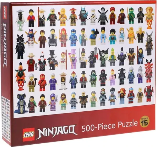 Chronicle books Puzzle Lego: Ninjago minifigúrky