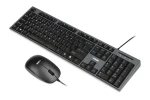 IBOX IKMS606 čierna / Sada klávesnice a myši / drôtová / USB / 800 DPI / membránová (ikms606)
