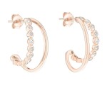 Tamaris Pozlátené náušnice so zirkónmi Tiny Glimmer TJ-0611-E-21