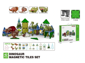 Mamido Mamido Magnetická stavebnica Dinosaurí svet 42 dielov MT1460