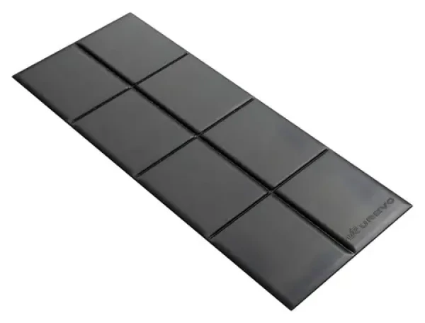 Urevo URFE001 čierna / Podložka pod cvičebné vybavenie / 160 x 65 cm / skladacia (URFE001)