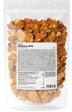 Vilgain Granola Chips – Modrý syr a figy 400 g