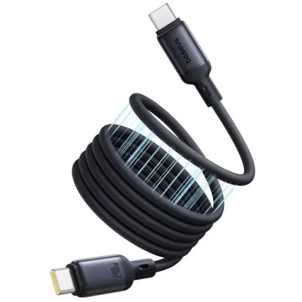 Baseus PicoGo Magnetic (P10376800121-00) Dátový kábel USB-C/USB-C 240W 1m čierna (P10376800121-00)