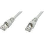 Telegärtner 100008474 RJ45 sieťové káble, prepojovacie káble CAT 6A S/FTP 3.00 m biela dvojžilový tienený, s ochranou, samozhášavý 1 ks; 100008474
