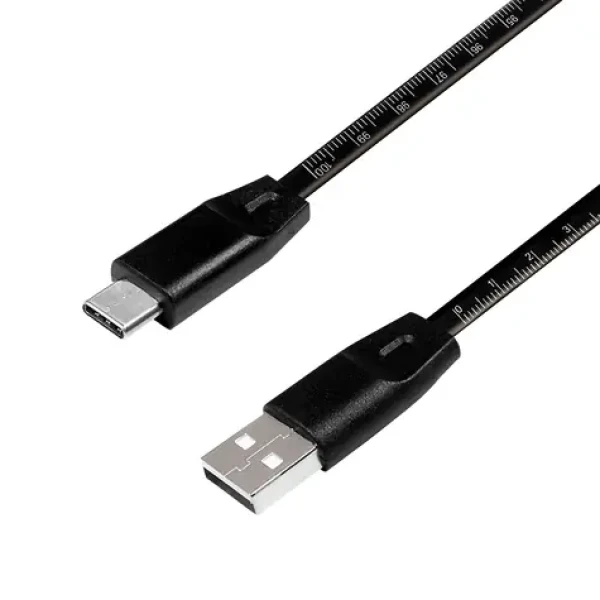 LogiLink USB-A - USB-C 1m čierna / Kábel USB / USB 2.0 / 5V/3A (CU0157)