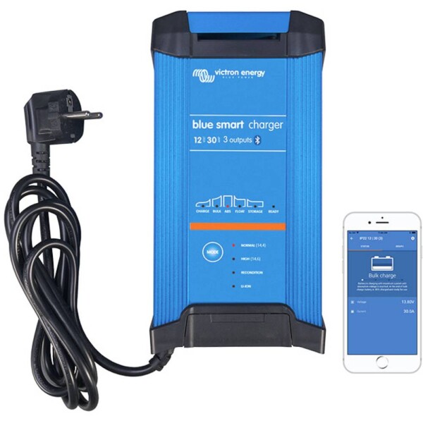 Victron Energy nabíjačka olovených akumulátorov Blue Smart 12/30 12 V Nabíjací prúd (max.) 30 A; BPC123048002