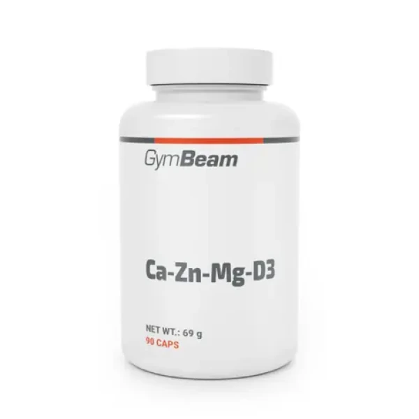 Vápnik-zinok-horčík-vitamín D3 - GymBeam (90 kaps.) (108934-1-90caps)