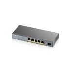 ZyXEL GS1350-6HP / 6-Port Switch / 100|1000 Mbps / 5x GbE / 1x SFP / PoE (GS1350-6HP-EU0101F)