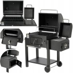 Toya LUND DELUXE CHARCOAL GRILL WITH SMOKER