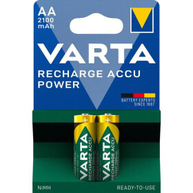 Varta Power Nabíjacia batéria AA 2100 mAh 2ks / 1.2V / 2100 mAh / NiMH / v blistri (56706101402)