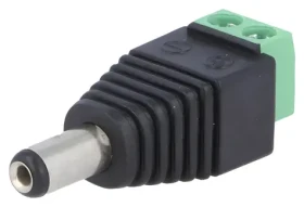 DC konektor 2,1x5,5 mm so svorkovnicou /Redukcia/ pre LED pásky (DC/SEC-5.5/2.1-M)
