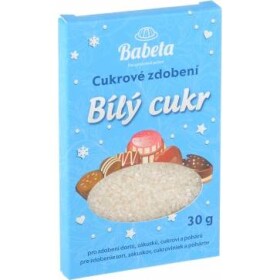 Cukrová poleva biely cukor 30 g kryštály - Kovandovi - Kovandovi