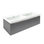 Kúpeľňová skrinka s umývadlom SAT Feel 120x30x44, 8 cm antracit mat SATFEEL120ANTU4 SATFEEL120ANTU4