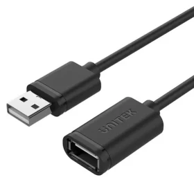Unitek Y-C417GBK čierna / Kábel USB-A 2.0 (M) - USB-A 2.0 (F) / 3 m (Y-C417GBK)