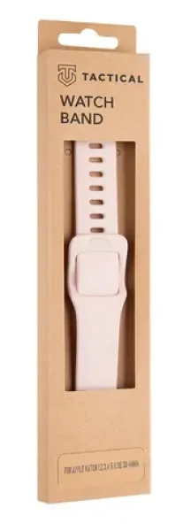 Tactical 791 Silikónový Remienok s Prackou pre Apple Watch 38 amp; 40mm ružová (8596311138911)