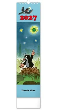 NOTIQUE Krtko - Krtko 2027 / Nástenný kalendár / 12 x 48 cm