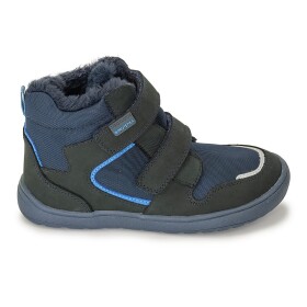 Chlapčenské zimné barefoot topánky GERO NAVY, PRO-tex, protetika, modré - 23