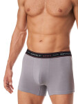 Pánske boxerky Key MXH 132 A23 M-2XL šedá M