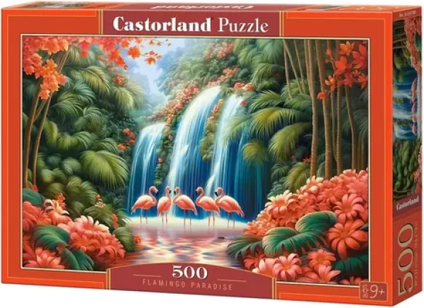 Castorland 54190 Puzzle Exotický svet plameniakov