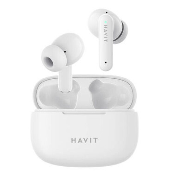 Havit TW967W biela / Bezdrôtové slúchadlá do uší / mikrofón / Bluetooth 5.1 / nabíjacie púzdro / až 5 h (TW967W)