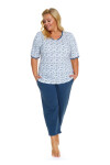 Dámske pyžamo 5290 plus - Doctornap Bílá XL