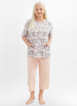 Pyžamo Martel Maria I 200 cr/r 3XL-4XL dámske nezapnuté oranžová 3xl