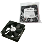 LogiLink FAN103 čierna / Ventilátor pre PC skriňa / 120x120x25 mm / 4-pin (FAN103)