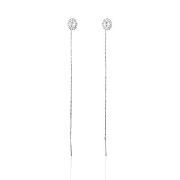 JVD Dlhé visiace náušnice zo striebra SVLE3361XJ6BI00