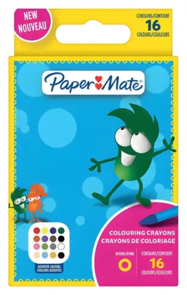 Paper Mate Kids Colouring / Voskové pastelky / 16 ks / M / Blister (2168272)