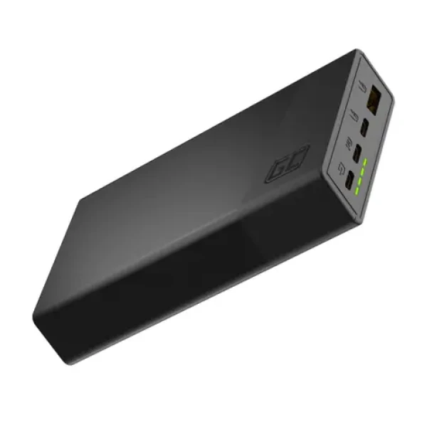 Green Cell PowerPlay20S 20000mAh / Power Bank / Li- POL / 5/9/12V / 3x USB-C / 1xUSB (PBGC03S)