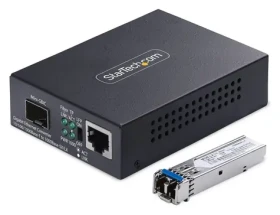 StarTech SM LC / Media konvertor / 2000 Mbit/s / RJ-45 / čierna (MCM1110SMLC20)