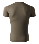 Tričko s farbou unisex army S