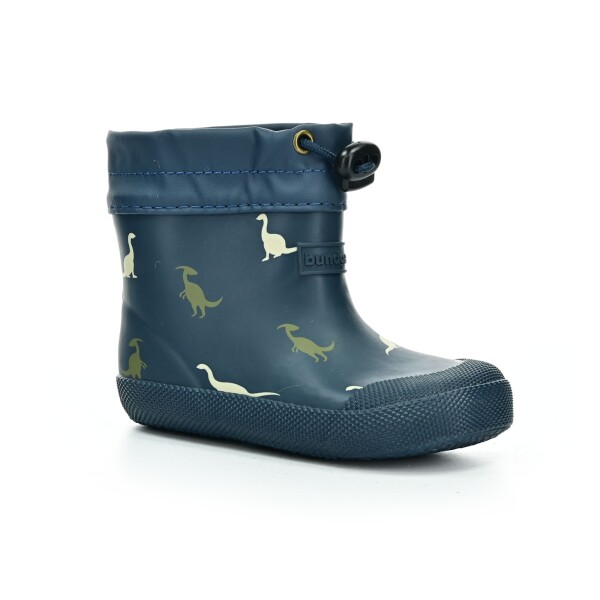 Bundgaard Malik Navy Dino zateplené barefoot gumáky 20 EUR