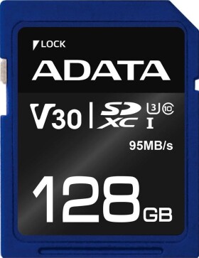 ADATA Premier Pro SDXC 128 GB Class 10 UHS-I/U3 V30 (ASDX128GUI3V30S-R)