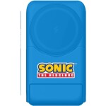 OTL Powerbank magnetický OTL 5000 mAh, USB-C 15W, Sonic The Hedgehog ze stojakiem (Modrý)