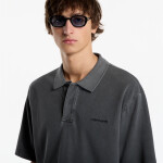 Tričko Carhartt WIP S/S Wayne Polo UNISEX Black Garment Dyed S