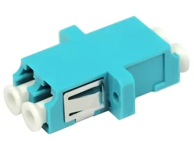 Xtendlan LC-LC duplex adaptér MM OM3 azúrová / Optický adaptér / Multimode 50/125 / Duplex (ADR-LC2LC-MM-OM3)