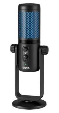 Boya BY-PM740 čierna / Bezdrôtový mikrofón / 2.4 GHz / 4 polárne charakteristiky / Jack 3.5 mm / USB-A